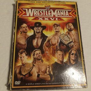 WRESTLEMANIA XXVI 3 Disc Collectors Edition DVD Set